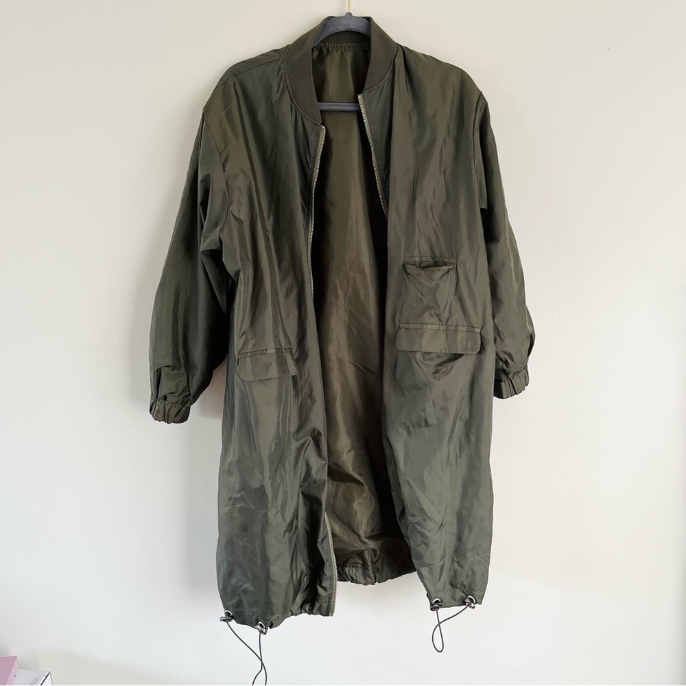 LAST DAY TO PURCHASE! Forest Green Long Coat